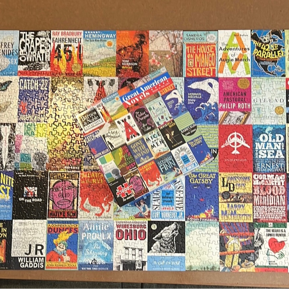 Re-marks Great American Novels 1000 pc puzzle